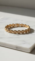 Gold Plated Watch Band Bracelet