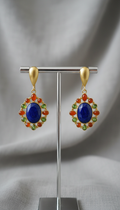 Boho Sapphire Earrings