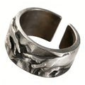 Silver Plated Creation of Adam Rings Vintage Adam Genesis Ring Religious God Giving Life Ring